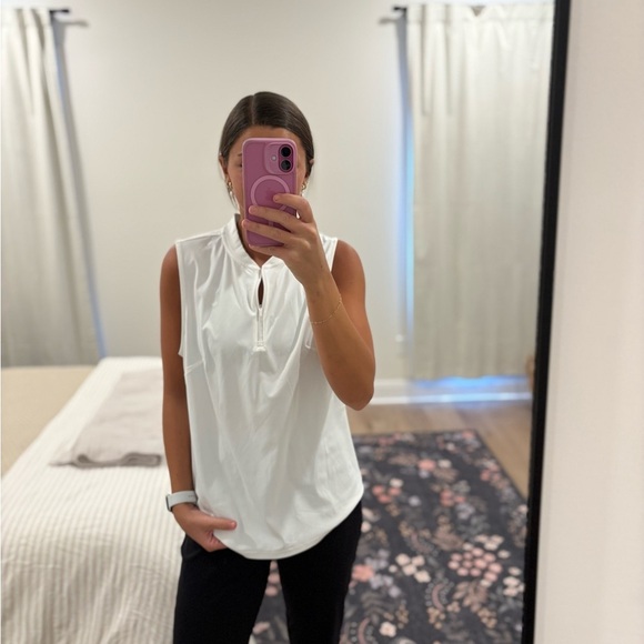 Bad Birdie Tops - NWT Bad Birdie Women’s Brilliant White Polo size large